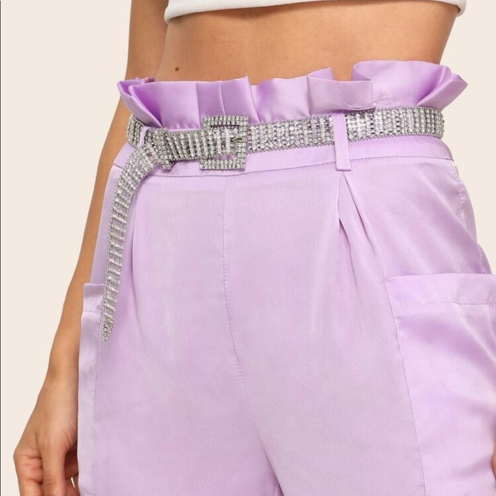 Silver Rhinestone Belt